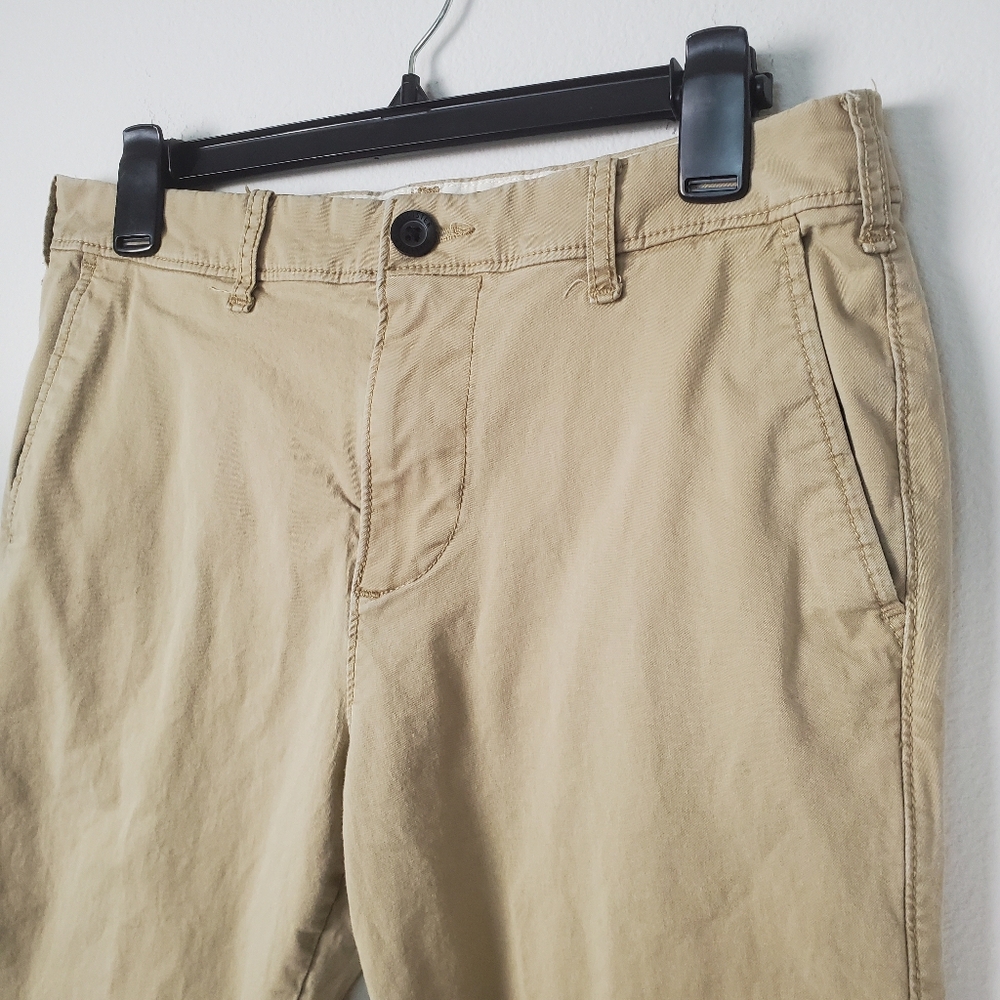 Hollister Skinny Chino Men's Pants Epic Flex Size 30x30 Beige - Picture 3 of 9